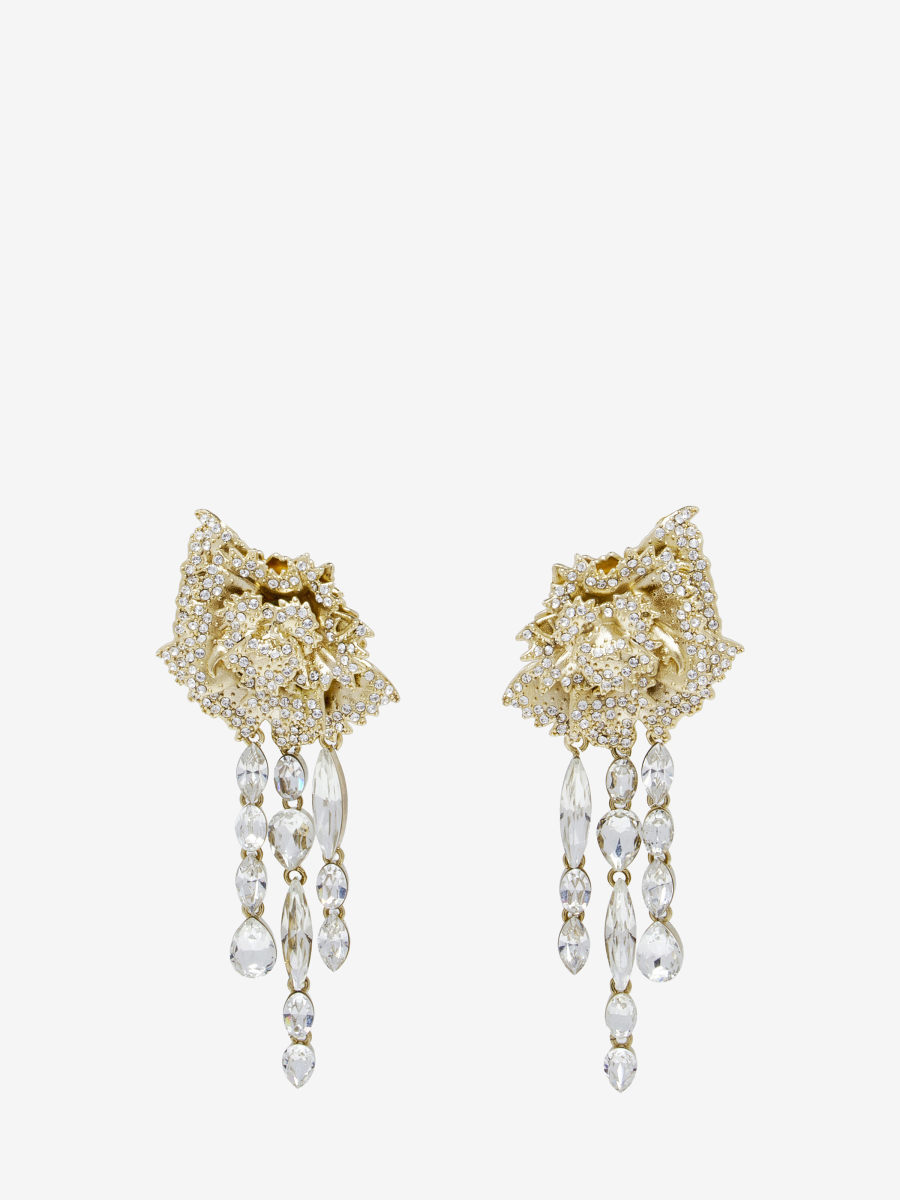 ALEXANDER MCQUEEN - Carnation Earrings - Item 846511J161C1035